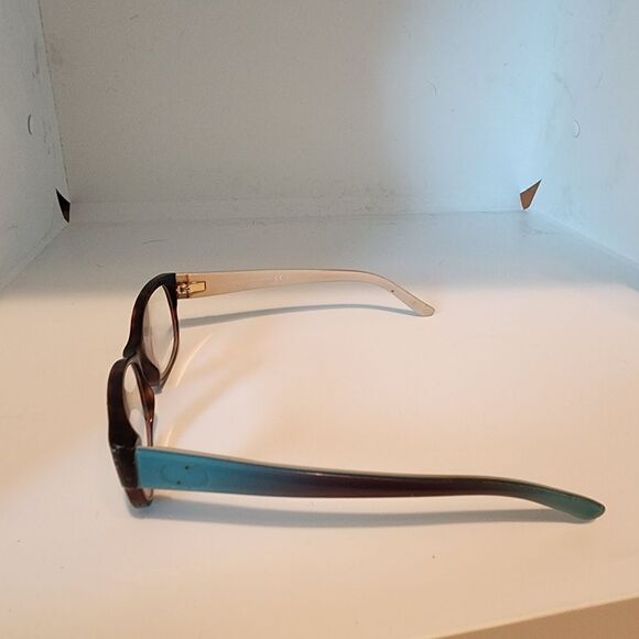 Authentic Gucci Tortoiseshell & Blue & Black Ombre Prescription Glasses Frames - Picture 6 of 16